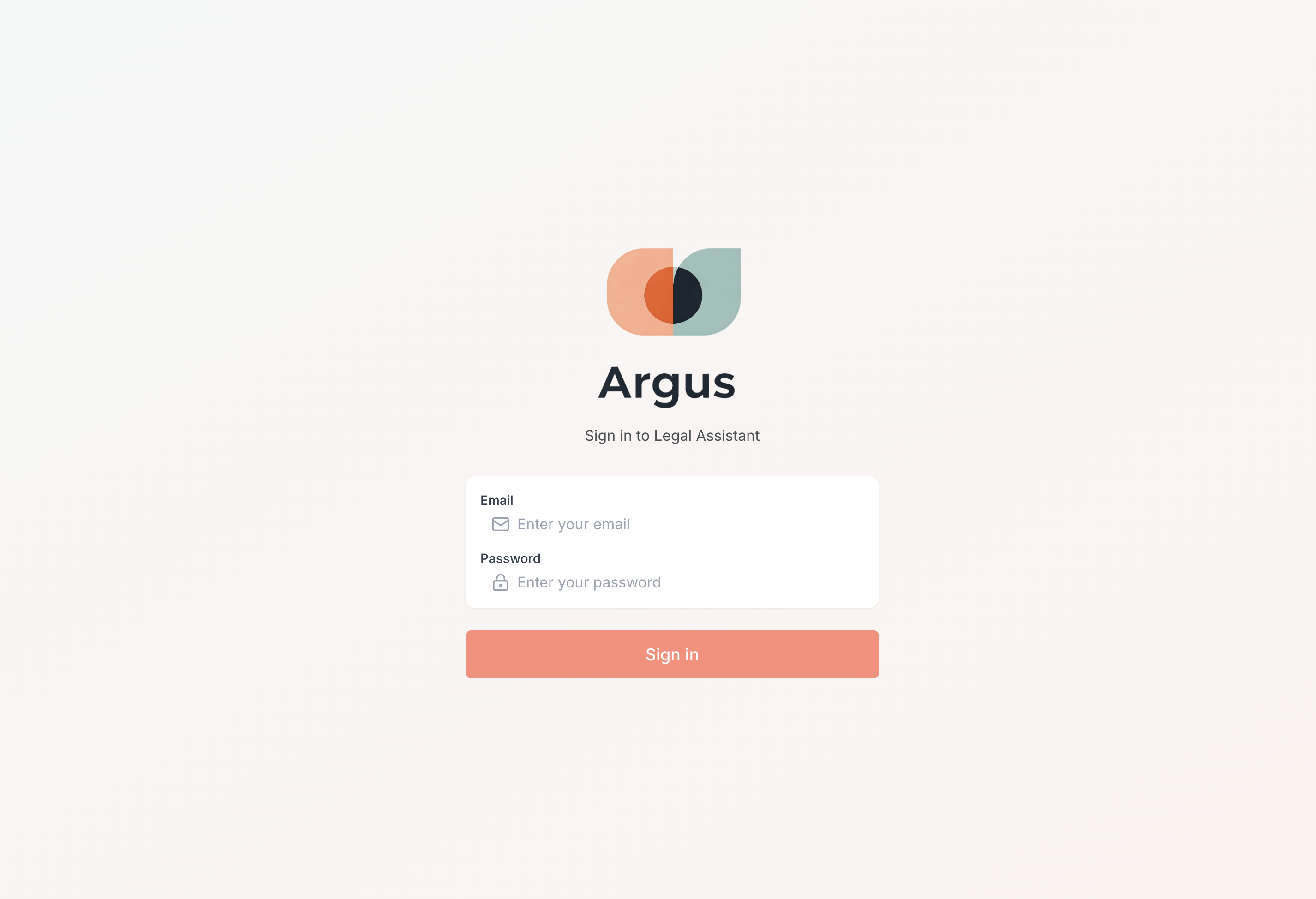 Captura de pantalla de Argus Legal AI 1